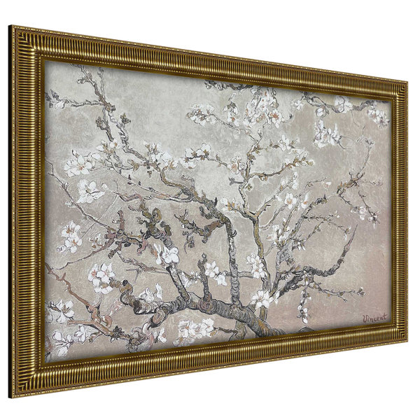 Vault W Artwork 7066782_2436 Almond Branches In Tan by Vincent Van